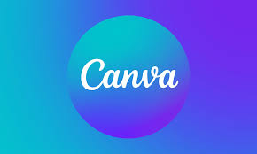 Tela do Canva sendo usada para criar artes de marketing digital