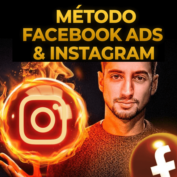 Aqui está o SEO completo para a imagem no WordPress: 📁 Nome do arquivo metodo-facebook-ads-e-instagram.png 🔤 Texto Alternativo (Alt Text) Método Facebook Ads e Instagram - Curso completo de tráfego pago para iniciantes
